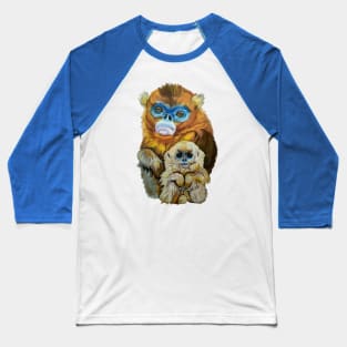 Snub-nosed Monkeys Baseball T-Shirt